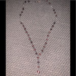 Purple Beaded Necklace